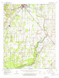 Harviell 1964 topographic map thumbnail