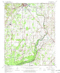 Harviell 1964 topographic map thumbnail