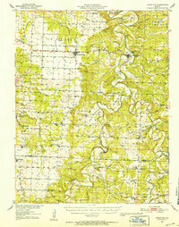 Hermitage 1951 topographic map thumbnail
