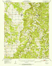 Hermitage 1951 topographic map thumbnail
