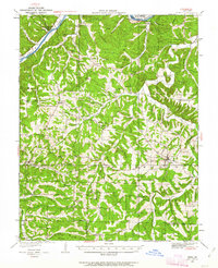 Iberia 1933 topographic map thumbnail