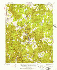 Ironton 1945 topographic map thumbnail