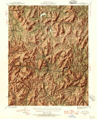 Ironton 1945 topographic map thumbnail