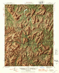 Ironton 1953 topographic map thumbnail