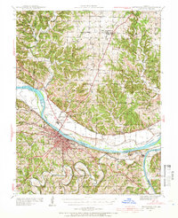 Jefferson City 1939 topographic map thumbnail