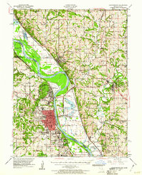 Leavenworth 1948 topographic map thumbnail