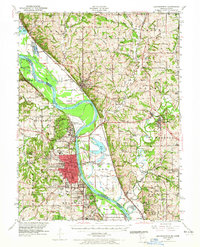 Leavenworth 1948 topographic map thumbnail