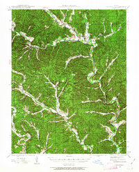Lesterville 1943 topographic map thumbnail