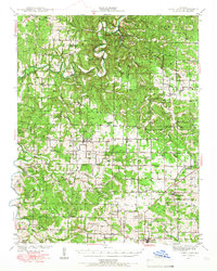 Long Lane 1939 topographic map thumbnail