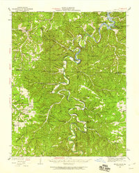 Macks Creek 1934 topographic map preview