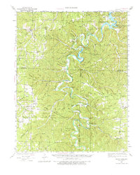 Macks Creek 1934 topographic map thumbnail
