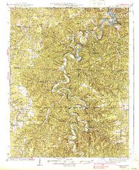 Macks Creek 1939 topographic map thumbnail