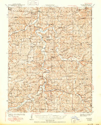 Manes 1943 topographic map preview