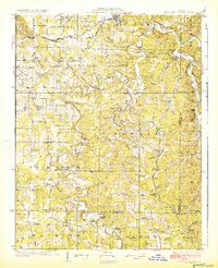 Meramec Spring 1928 topographic map thumbnail