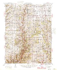 Millersburg 1946 topographic map thumbnail