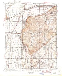 Morley 1934 topographic map preview