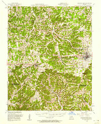 Mountain Grove 1951 topographic map thumbnail