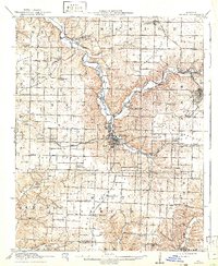 Neosho 1916 topographic map thumbnail