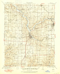 Neosho 1916 topographic map thumbnail