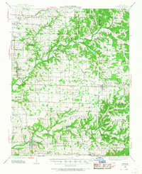 Ozark 1943 topographic map preview