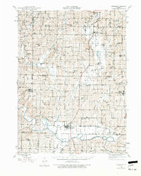 Pattonsburg 1944 topographic map thumbnail
