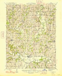 Pattonsburg 1948 topographic map thumbnail