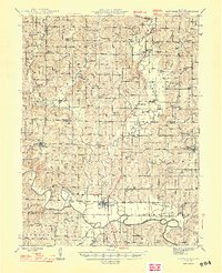 Pattonsburg 1948 topographic map thumbnail