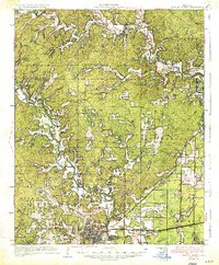 Poplar Bluff 1935 topographic map thumbnail