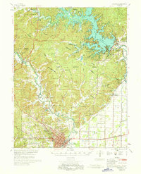 Poplar Bluff 1968 topographic map thumbnail