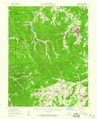 Potosi 1958 topographic map thumbnail
