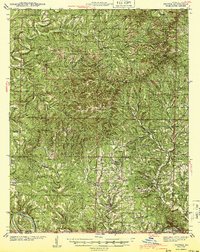 Protem 1943 topographic map preview
