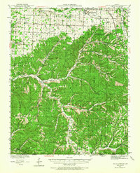 Rocky Comfort 1941 topographic map thumbnail