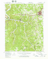 Rolla 1951 topographic map preview