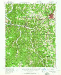 Rolla 1951 topographic map preview