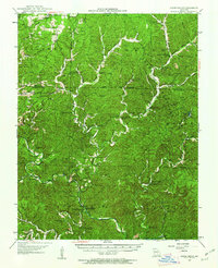 Round Spring 1945 topographic map thumbnail