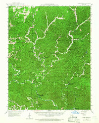 Round Spring 1945 topographic map thumbnail