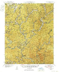 Round Spring 1949 topographic map thumbnail