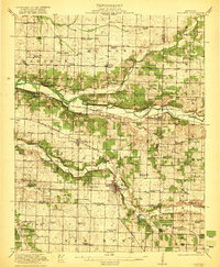 Sarcoxie 1921 topographic map thumbnail