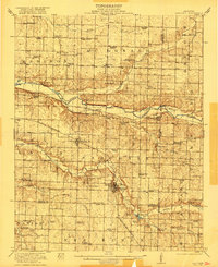 Sarcoxie 1921 topographic map thumbnail
