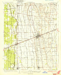 Sikeston 1931 topographic map thumbnail