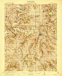 Smithville 1914 topographic map thumbnail
