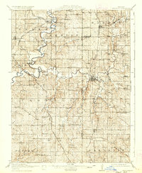Smithville 1914 topographic map thumbnail