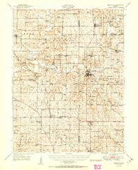 Smithville 1950 topographic map thumbnail