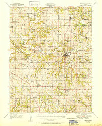 Smithville 1950 topographic map thumbnail