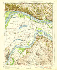 St. Charles 1933 topographic map thumbnail