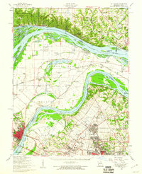 St. Charles 1954 topographic map thumbnail