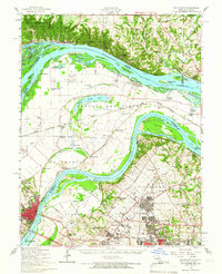 St. Charles 1954 topographic map thumbnail