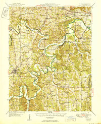St. Clair 1950 topographic map thumbnail
