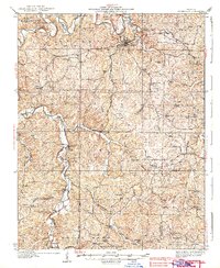 Steelville 1937 topographic map thumbnail