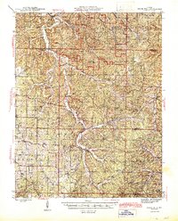 Stone Hill 1945 topographic map thumbnail